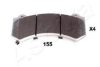 ASHIKA 50-01-155 Brake Pad Set, disc brake